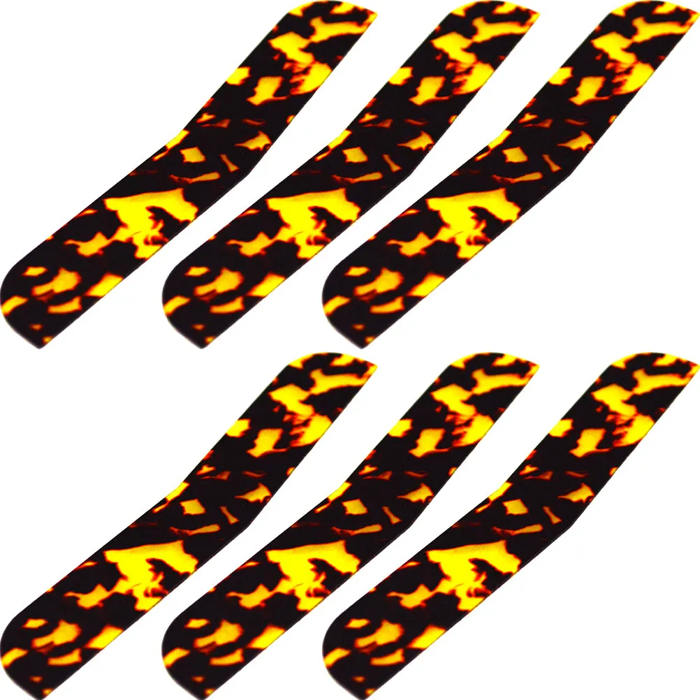 6Pcs Erhu Corner Pieces Wear-Resistant Crash-Proof Pads Thick Celluloid Protective Cushions for Erhu Accessories Long Service
