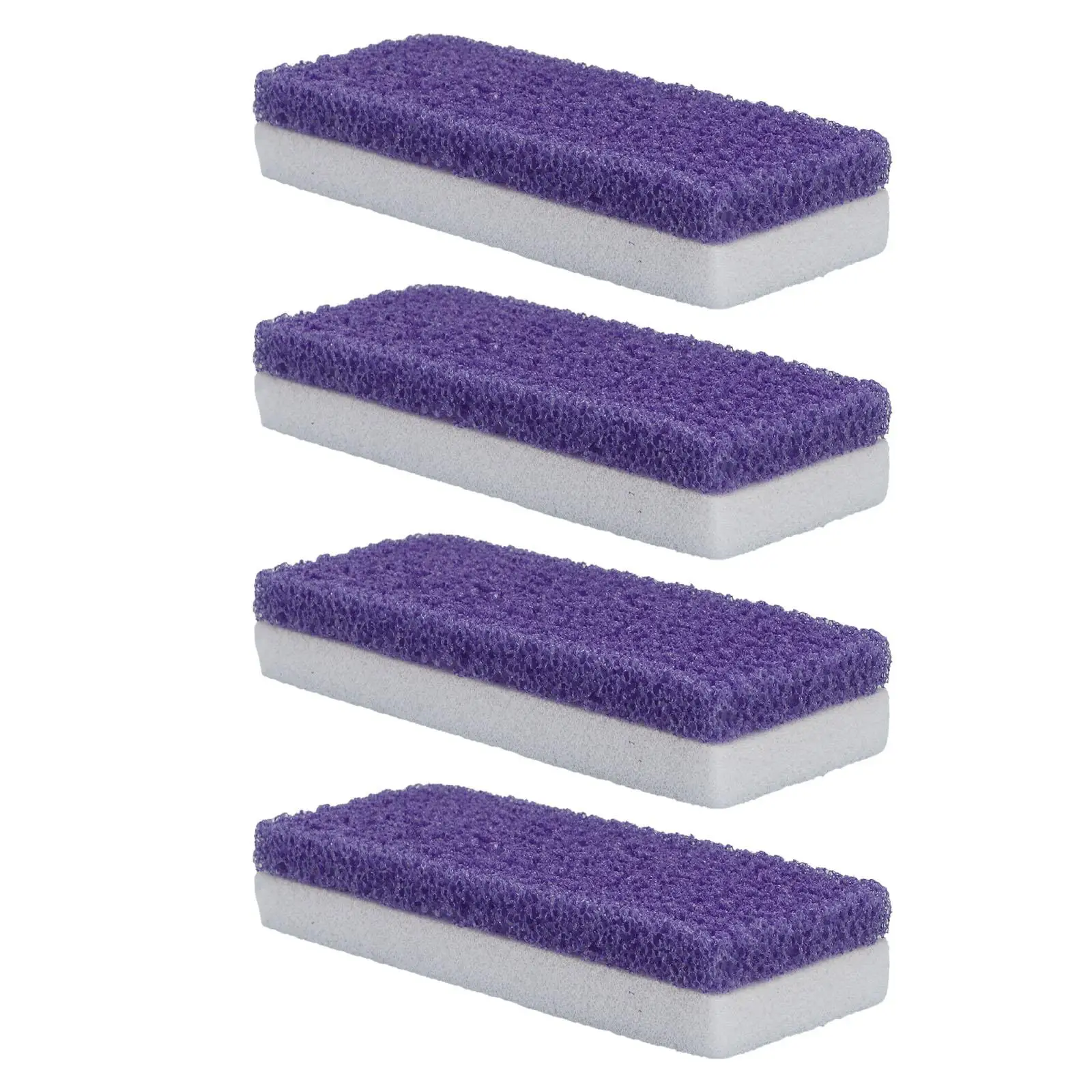

4 Pcs Foot Callus Remover Rough PU Bar Dead Skin Corn Treatment Feet Grinder Files Tools Reusable Safe Effective Nail
