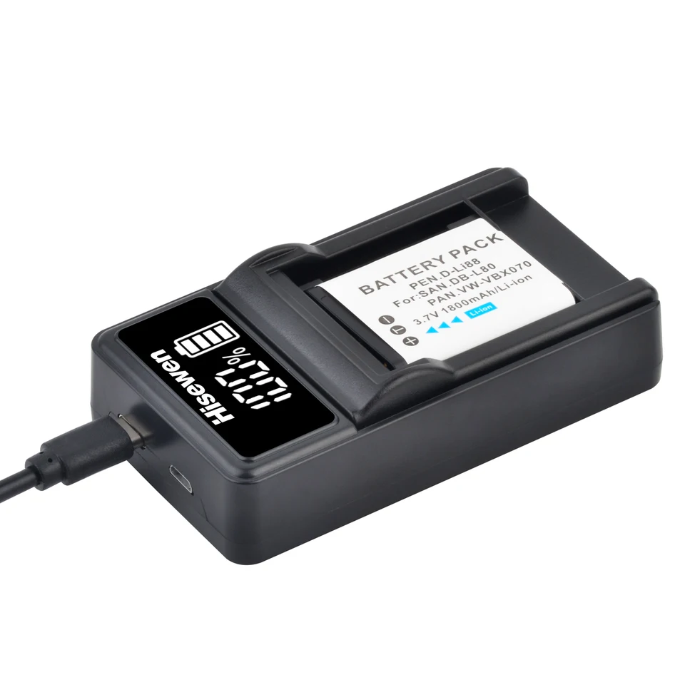1800mAh D-LI88 Battery for Sanyo Xacti Cameras
