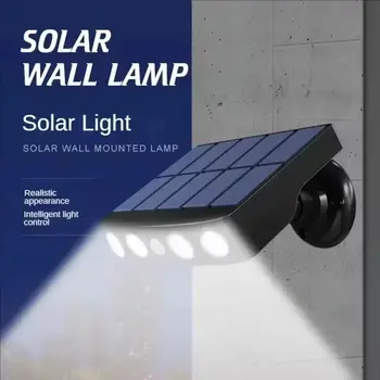4LED戶外太陽能燈家用庭院草坪花園壁燈照明人體感應感應器監測路燈 10 最佳銷售 花園壁燈 - №5