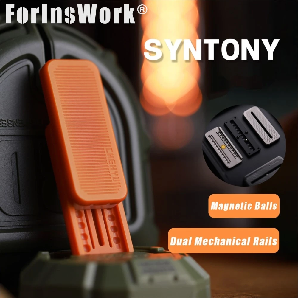 CHENYU SYNTONY Bolas Magnéticas de Baquelite com Trilhos Mecânicos Duplos, Brinquedos Antiestresse