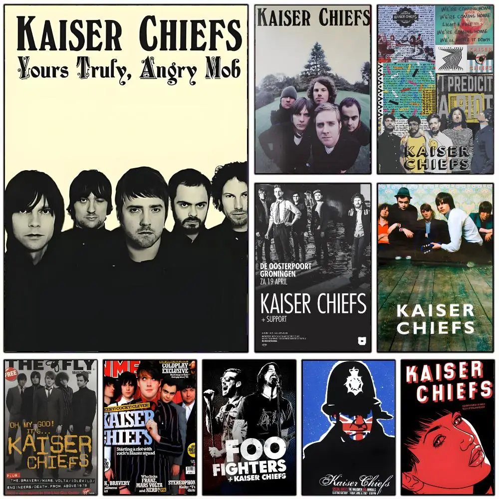 Energetic Band K-Kaiser Chiefs Poster Wall Art Print Decorative Mural Home Decor Gift Unframed