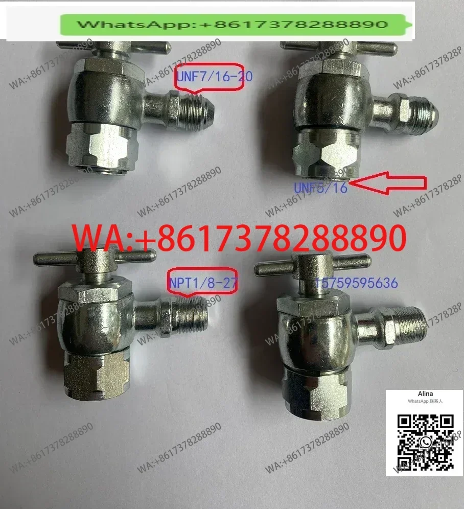 UNF7/16-20 European standard accumulator shock absorber nitrogen charging tool connector 1/8NPT shock absorber