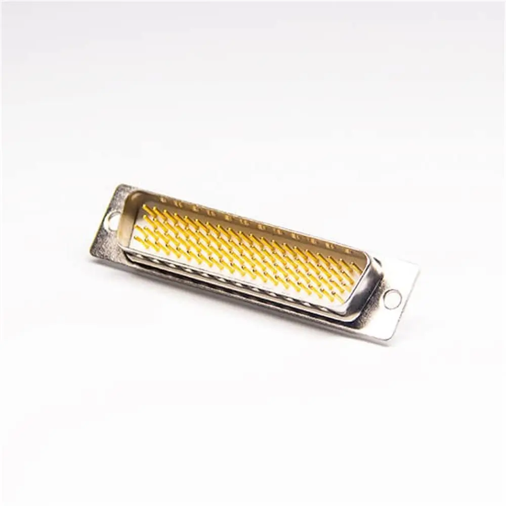 78 Pin D-Sub Male Solder Connector High Density for Industrial Equipment Computer Peripherals