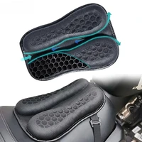 Cojín para asiento de motocicleta, gel de panal 3D, almohadilla transpirable Universal, antideslizante y absorbente de golpes para Harley/Honda/Yamaha