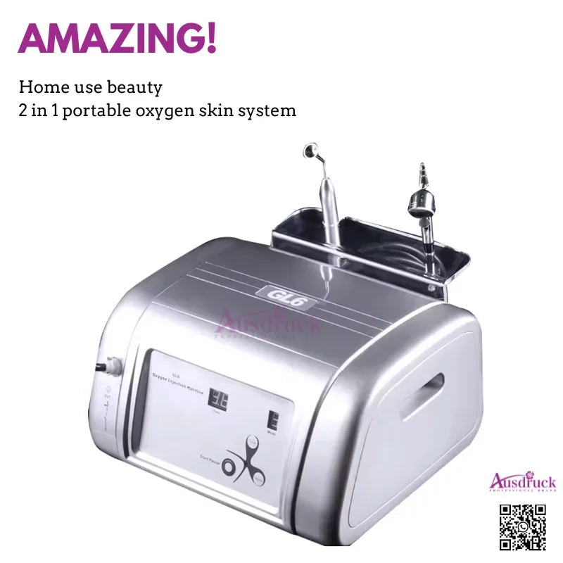 Portable Water Oxygen Jet Peel Facial Skin Rejuvenation Machine Acne Wrinkle Removal Oxygen Injection Spray Skin Care instument