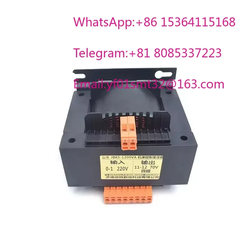 JBK51200VA Single Phase Isolation Transformer 4 Groups AC70V Output Power Supply Transformer for CNC Router Stepper Motor Driver