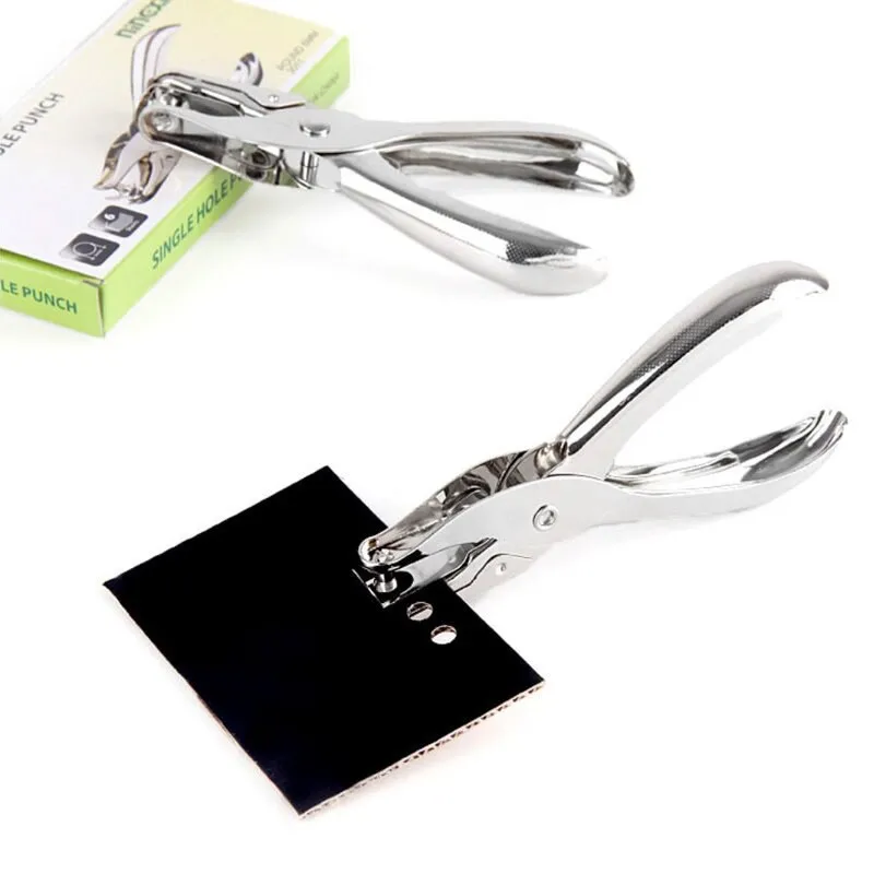 6mm Single Hole Puncher Capacity Diameter Hole Puncher Hand Paper Cutter Paper for Scrapbooking Tool Home Office School Supplies