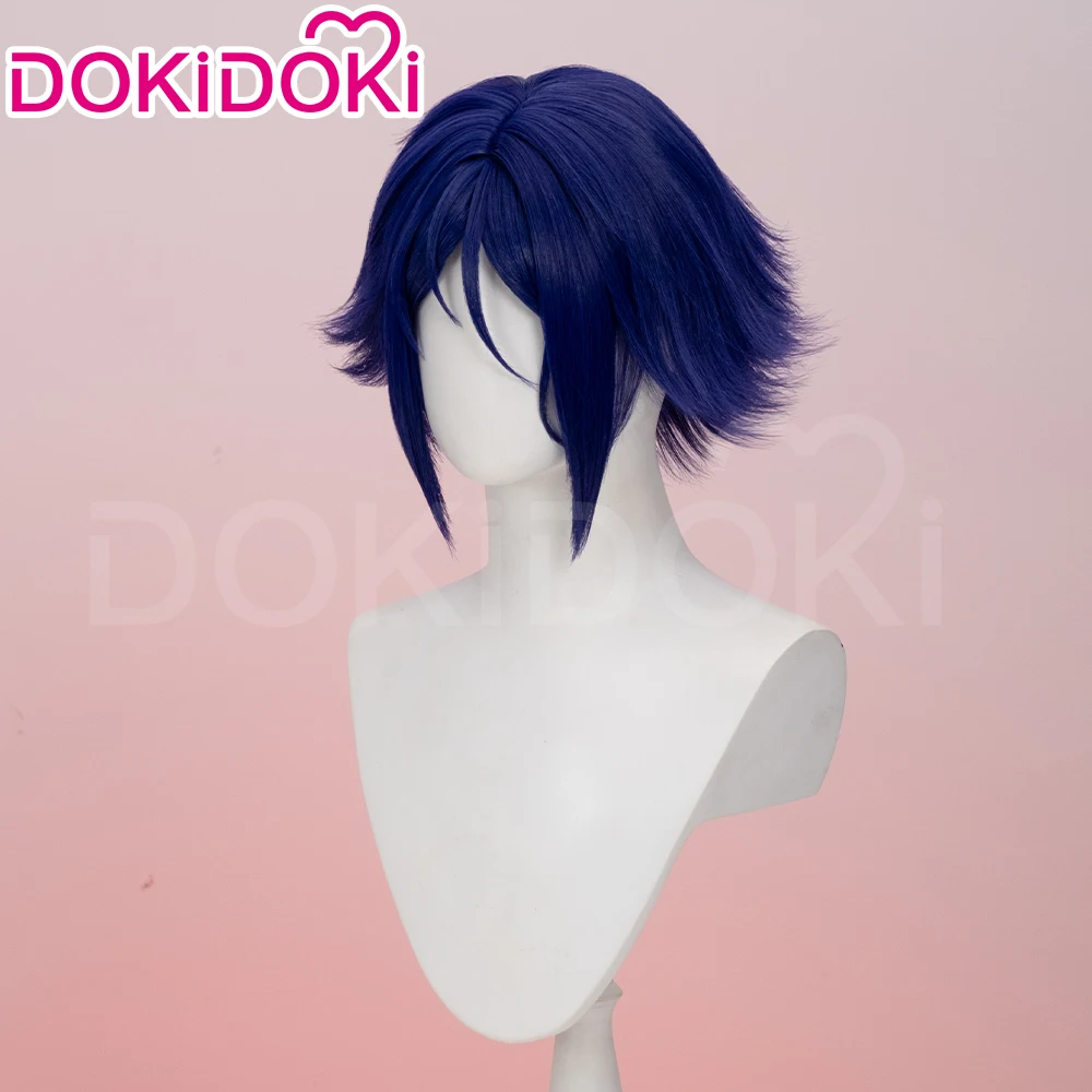 ميتا شعر مستعار لعبة MiSide تأثيري DokiDoki المرأة لطيف شعر مستعار قصير مقاومة للحرارة الشعر ميتا تأثيري غطاء شعر مستعار مجاني