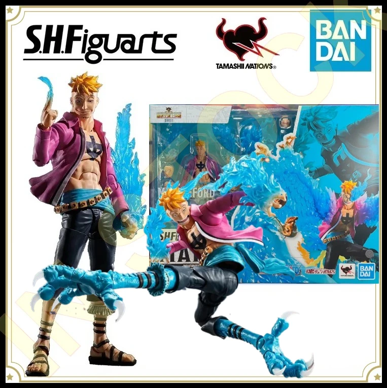 

In Stock BANDAI S.H.Figuarts One Piece Marco Marineford Summit War Ver. 15cm Collectible Action Figure