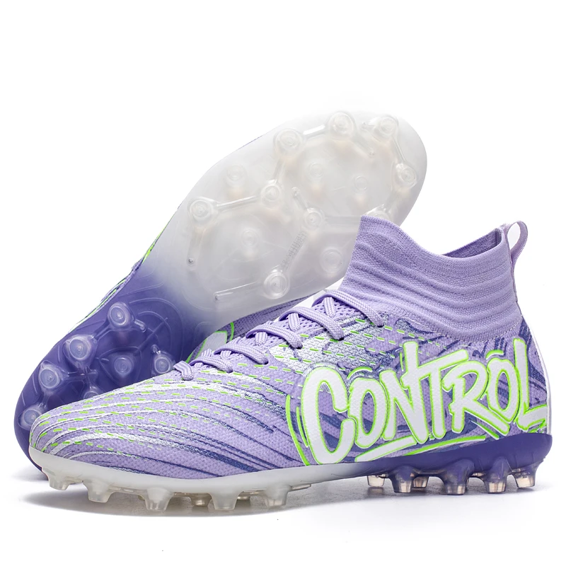 

Men Fast Soccer Shoes TF/FG Professional Match Football Shoes Indoor Non-Slip Football Field Boots Training Sneaker Ultralight