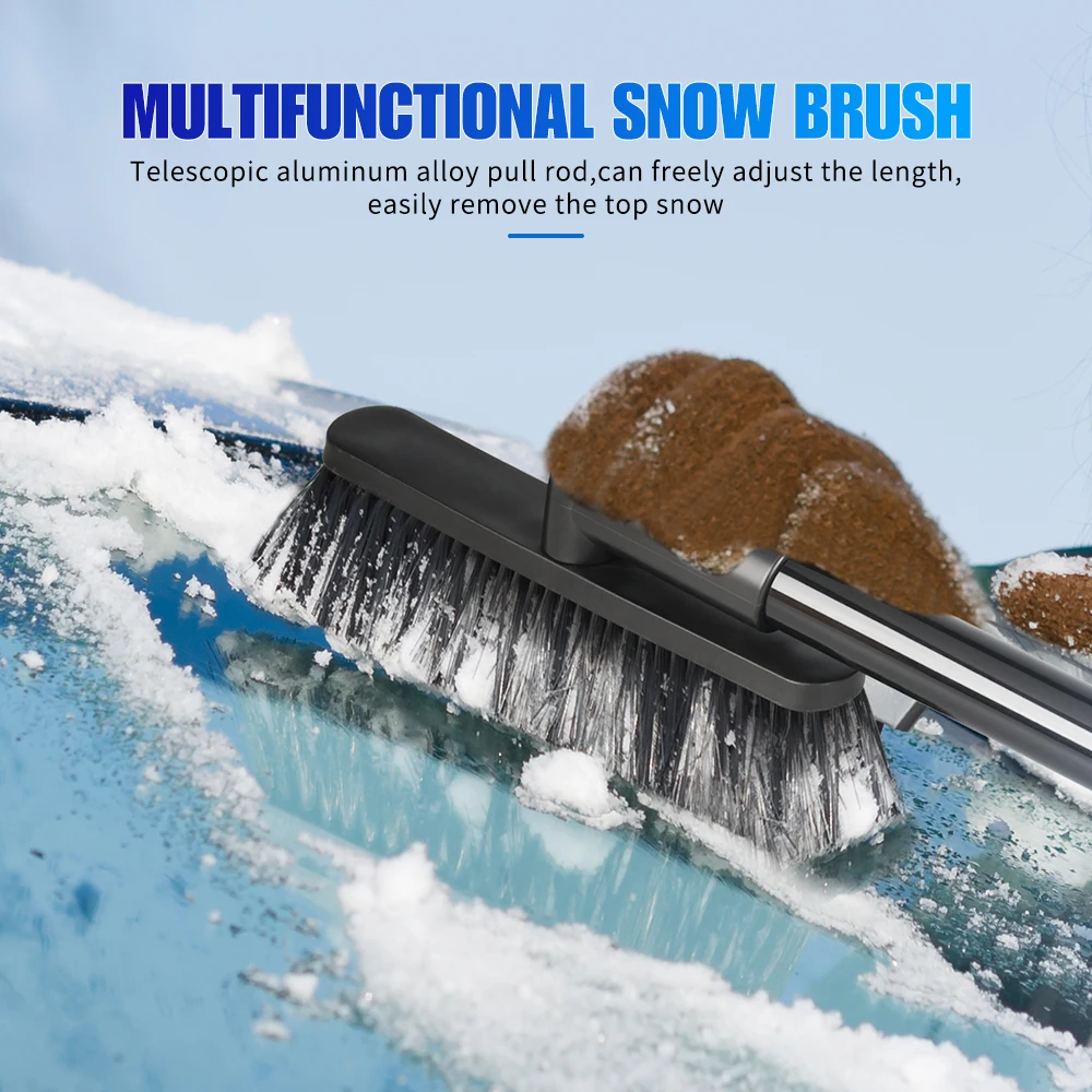 Baseus Ice Scraper Snow Removal Car Windshield Window Snow Cleaning Scraping Tool TPU Auto Ice Breaker Snow Shovel