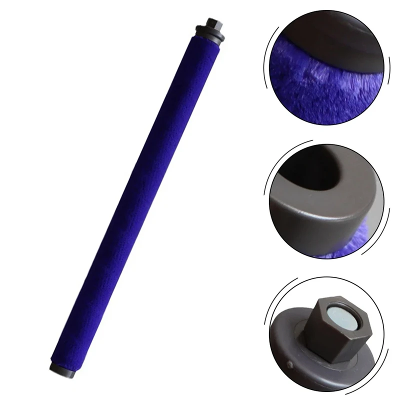 1 para odkurzaczy szczotka z miękkim włosiem szczotka rolkowa do Dyson V6 V7 V8 V10 V11 wymienna szczotka podłogowa wałek