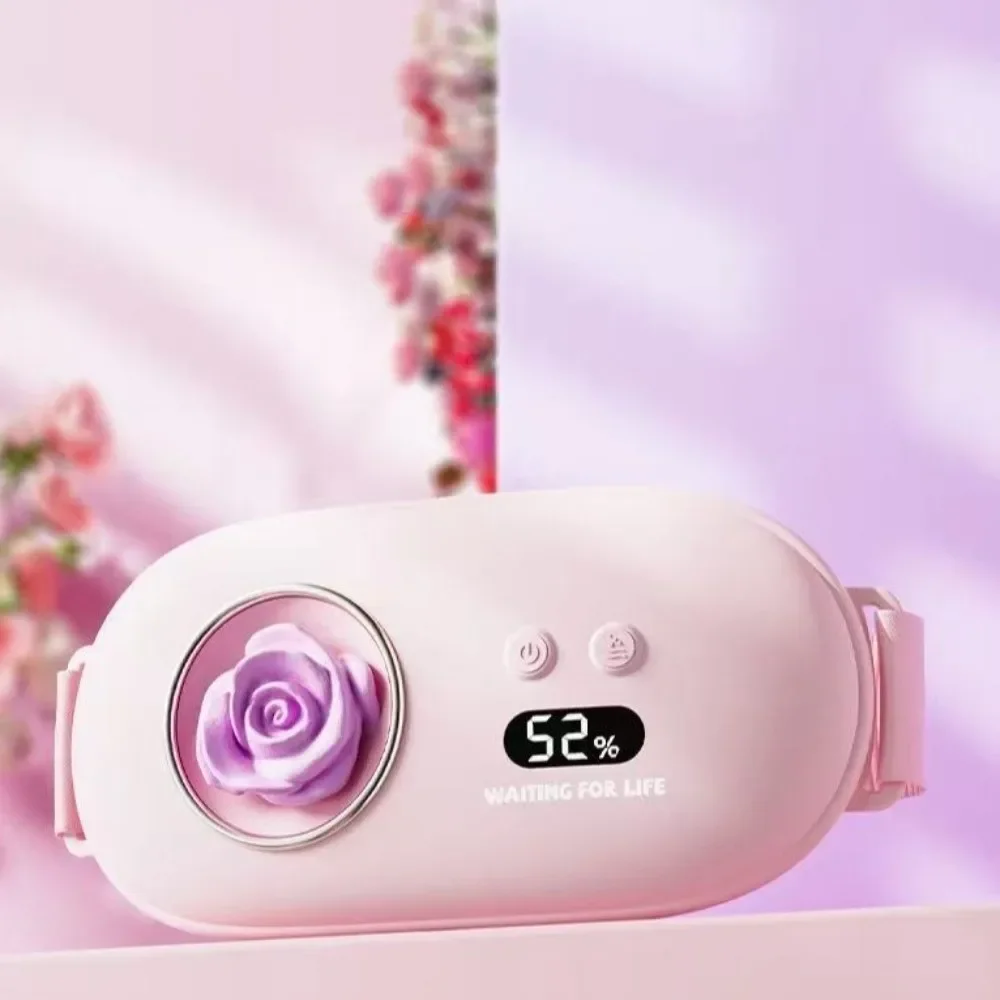 USB Charging Portable Menstrual Heating Pad Adjustment Warmth Electric Heating Belt Fast Heating Quiet for 5V1800mAh