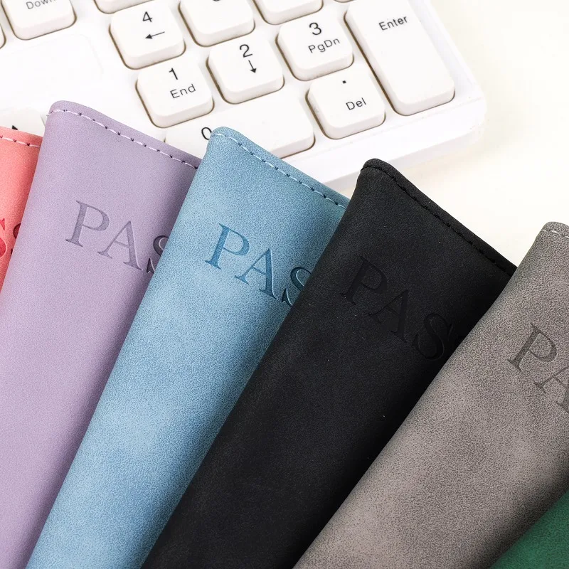 

Обложка для паспорта из искусственной кожи, многоцветный кошелек для паспорта с мягким органайзером для документов большой емкости для путешествий