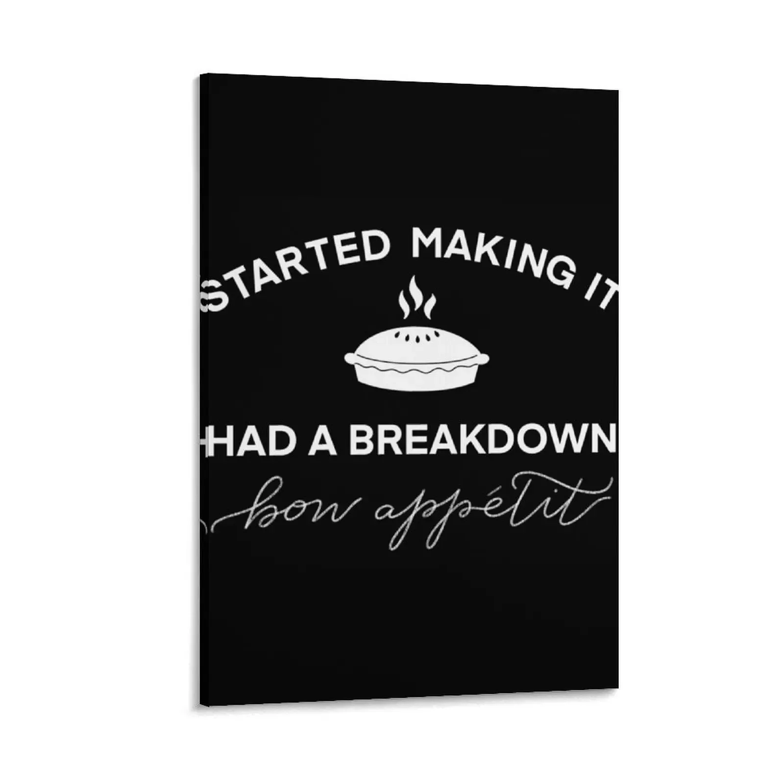 

James Acaster Bon Appetit Quote Canvas Painting anime figure Decoration pictures room wall cute room decor poster anime