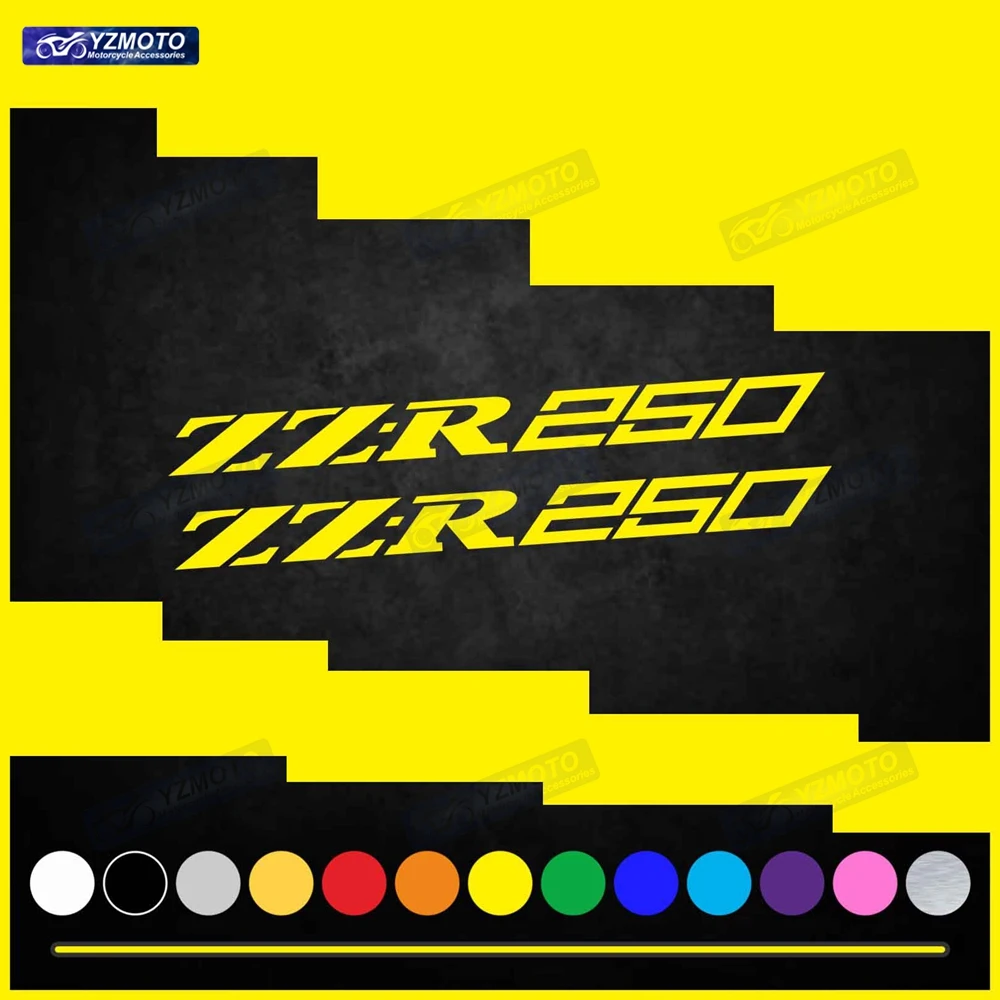 

For ZZ-R250 ZZR250 Motorcycle Accessories Sticker Decal Fuel Tank body Engine Fairing Windshield Helmet Logo Decorative Stickers
