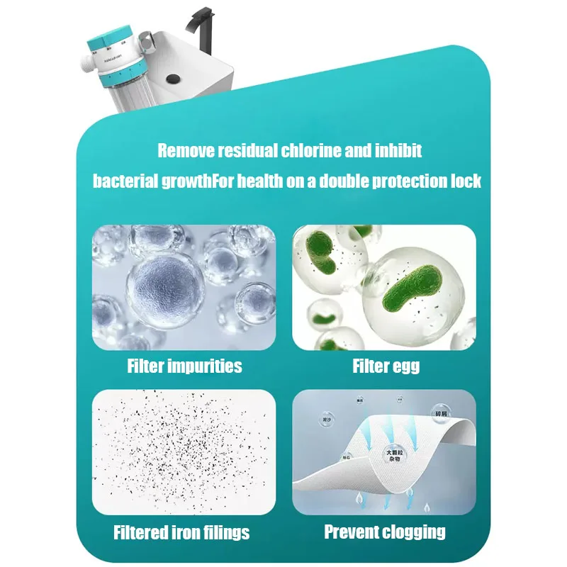 Joydef-pemanas Air listrik กรองล่วงหน้าก๊อกน้ำสำหรับอ่างน้ำในบ้านขนาดเล็กเครื่องซักผ้าขจัดสิ่งสกปรกเครื่องกรองน้ำ