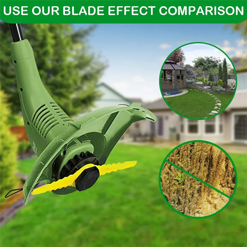 مجموعة شفرات بديلة ABJY-SB601RB مكونة من 3 قطع - لشفرة حادة Sun Joe SB600E، قطع غيار Weed Wacker Sharperblade