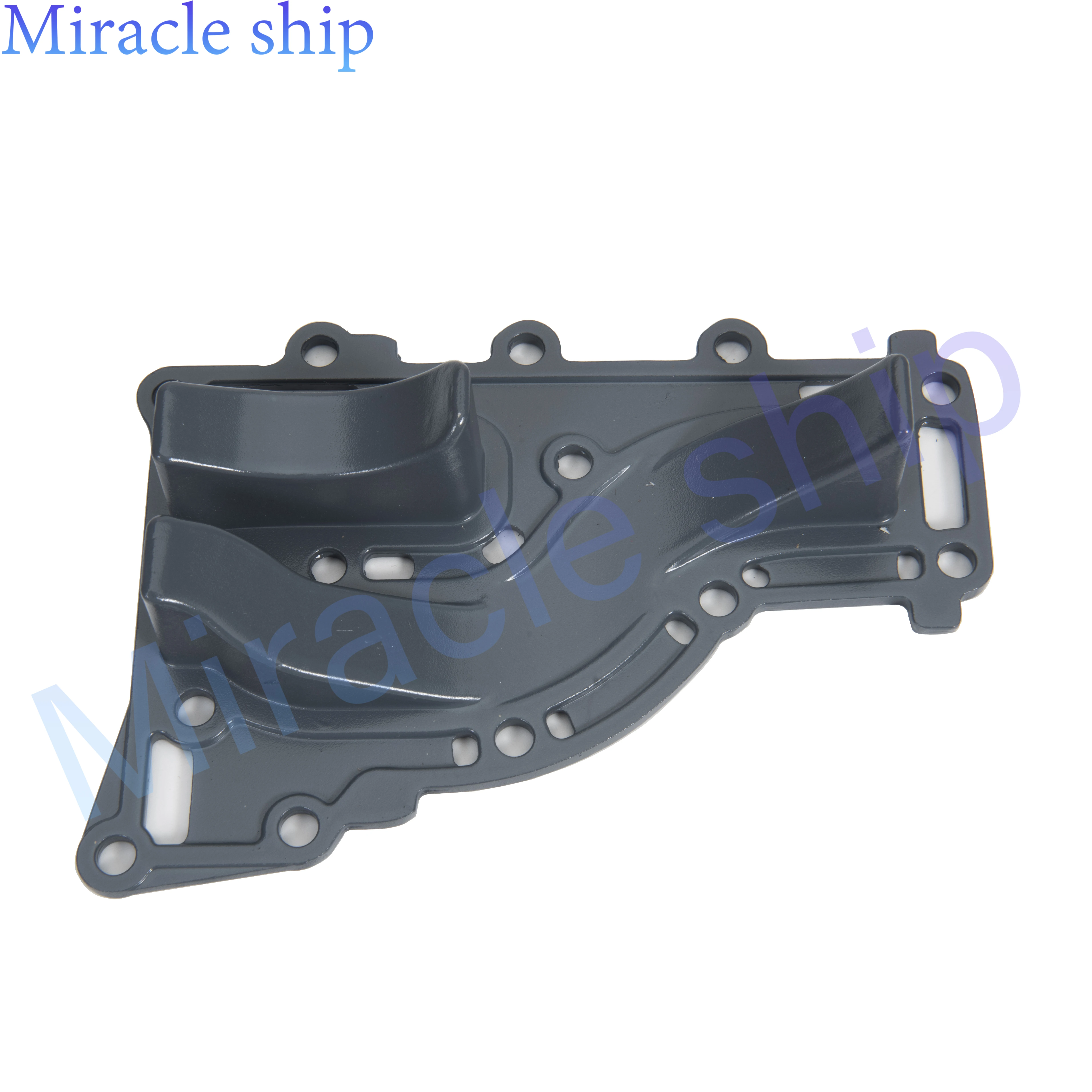 63V-41111-00-1S Inner Cover Exhaust For Yamaha Outboard Motor 2T 9.9HP 13.5HP 15HP 63V-41111-00 63V-41111 Boat Engine Replaces
