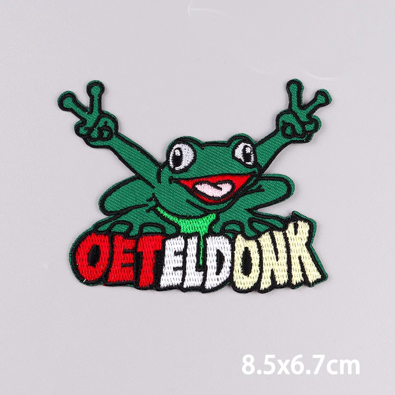 2026 Oeteldonk emblemen opstrijkbare patch Nederlandse carnaval badge voor festival geborduurde patch op kleding viering souvenir cadeau