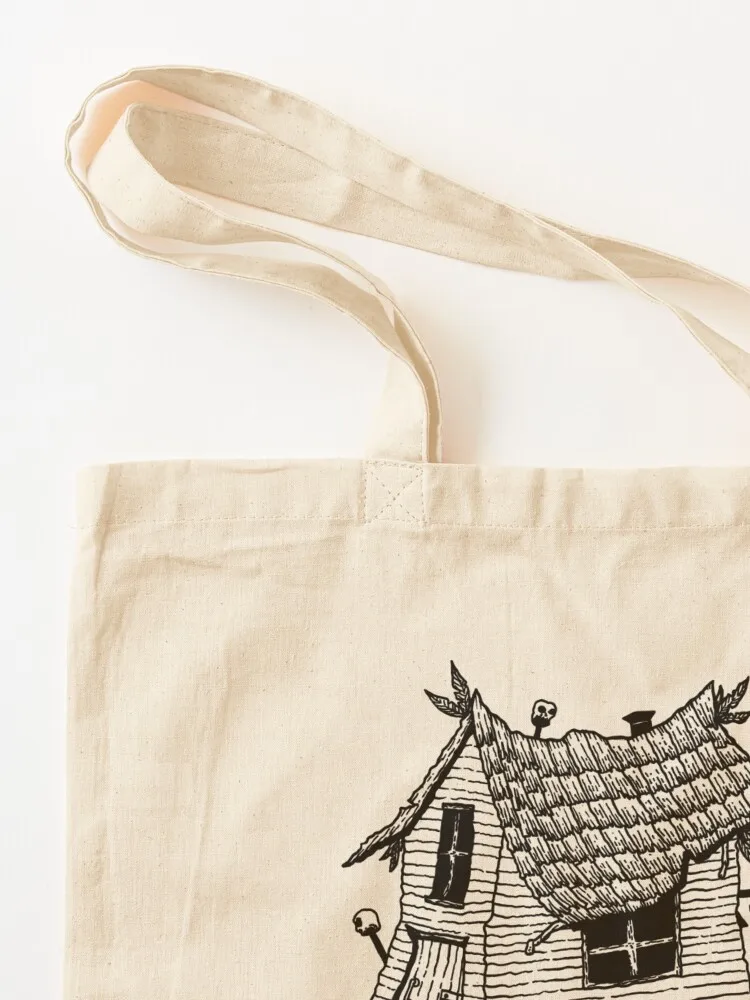 حقيبة حمل Baba Yaga House حقيبة يد نسائية مخصصة حقيبة حمل قماش شاشة #3