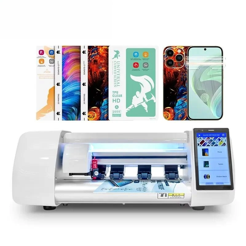 Unlimitied Automatic Smart Mobile Back Stickers TPU Screen Protector Film Making Cutter Cutting Hydrogel Machine
