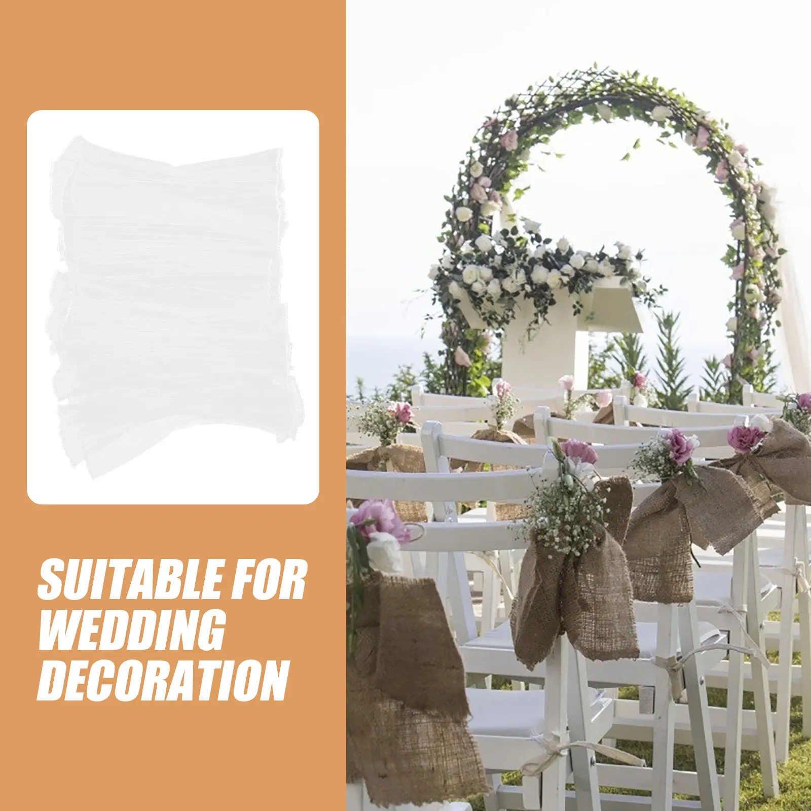

Double-Sided Crinkled Flower Wrap Soft Mesh Wedding Bouquet Wrapping Skirt Diy Tulle Ornament Pearl Wave Material Bouquet