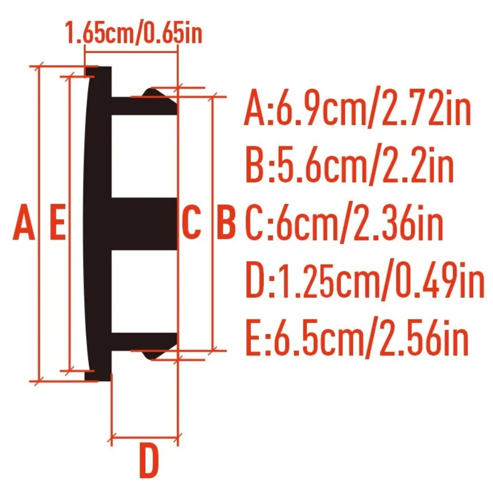4x 69mm Rays VOLK Racing Nabendeckel Radkappen Nabenkappen – Bild 2