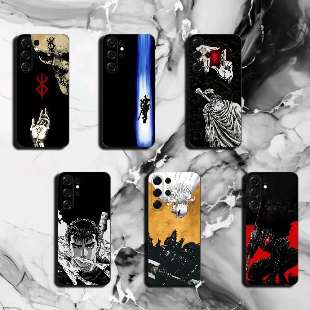 Anime B-Berserks Phone Case for Samsung Galaxy S26 Ultra S22 Plus S21 FE Cover S21 23 24 25 Ultra