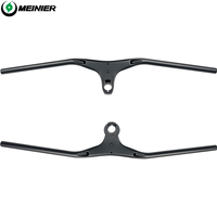 Carbon Handlebar Integrated 800mm Length MTB Carbon Handlebar Riser Flat Handlebar MTB XC Cross Country Endurance