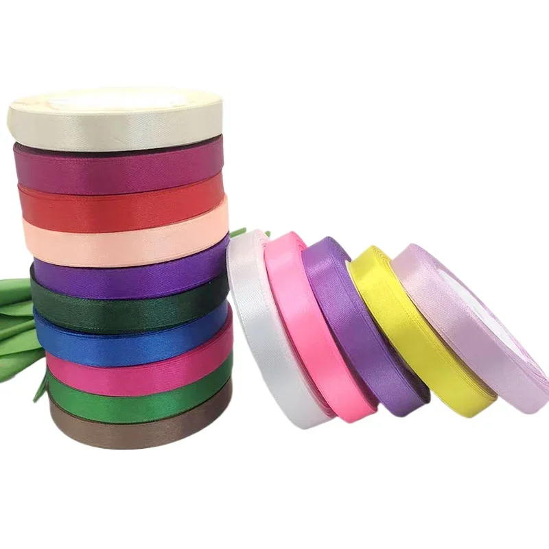 (22meters/roll)  (12mm) Single Sided Ribbon Christmas Halloween Party Decoration Gift Packing Handmade DIY Clothing Accessories