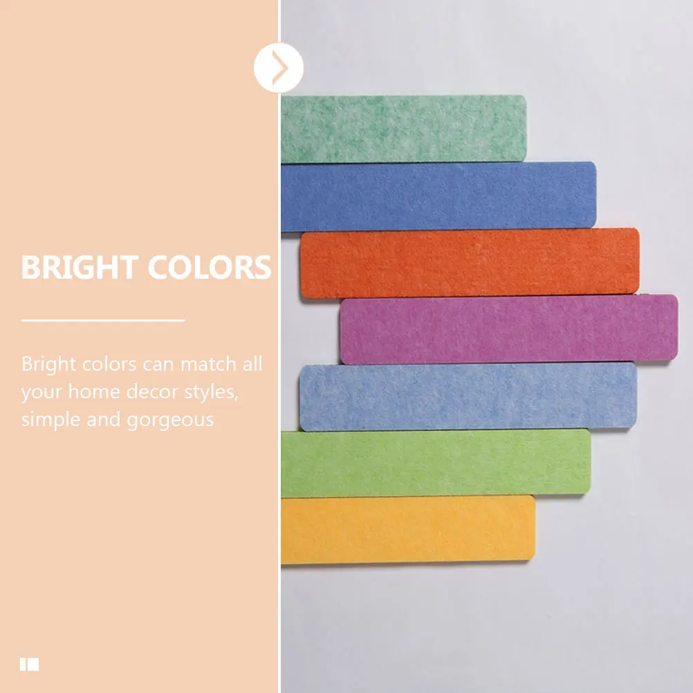 

5Pcs Felt Bulletin Board Strips Bulletin Memo Pin Boards Classroom Wall Notice Board Strip Decorative Pin Boards for Walls