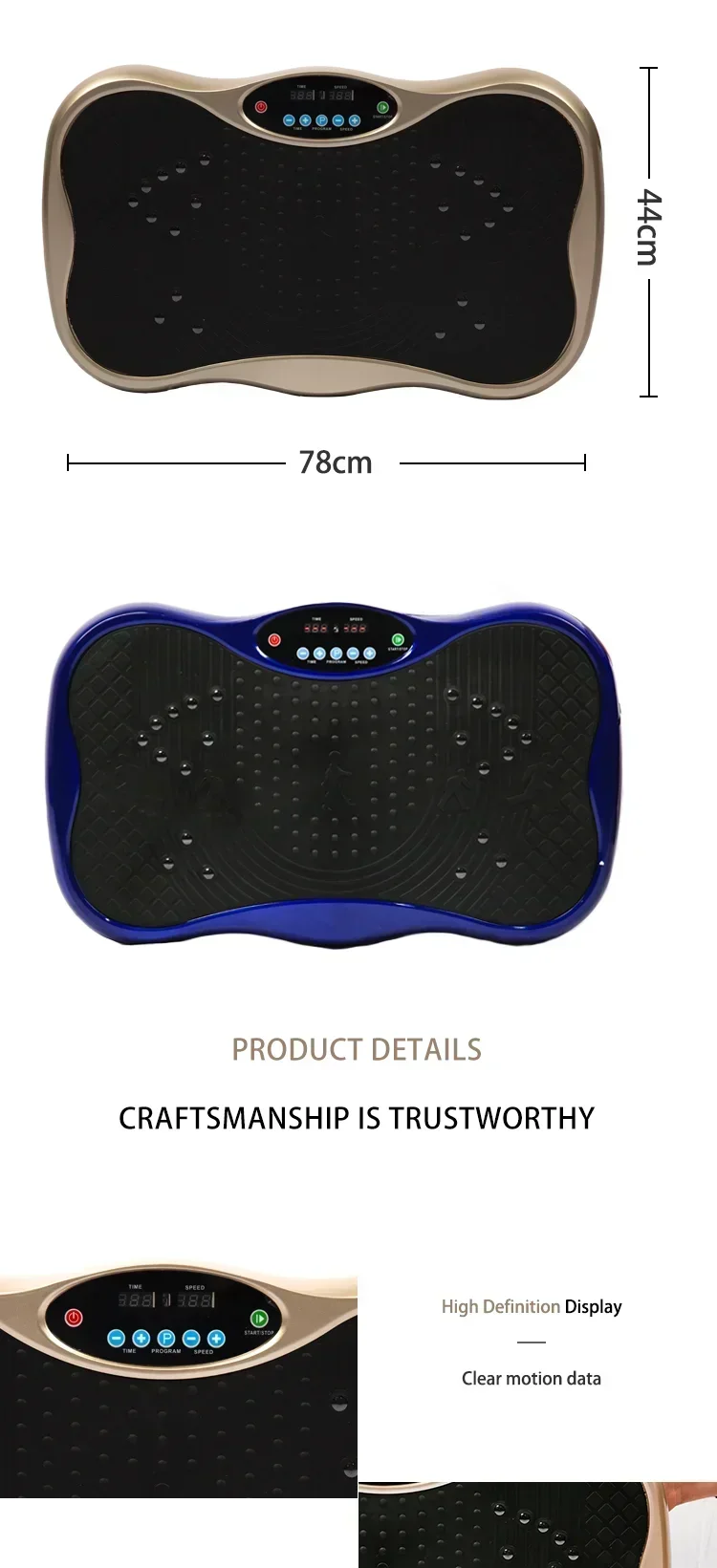 2026 Fitness Safety Vertical Vibration Plate Ultrathin Body Slimmer Vibration Plate