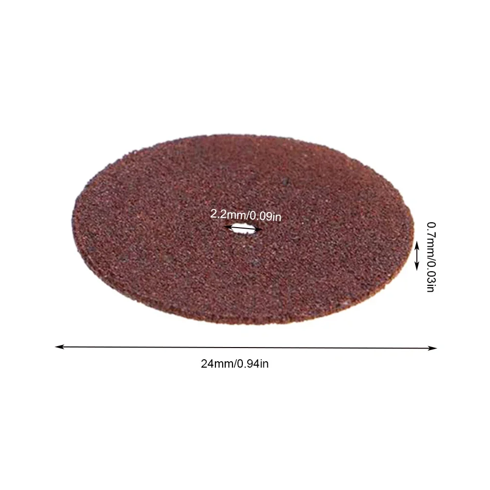 36pcs 24mm Abrasive Cutting Discs Set Reinforced Dremel Accessories Rotary Blade Grinding Wheels Cutter Tool for Craft And Engra
