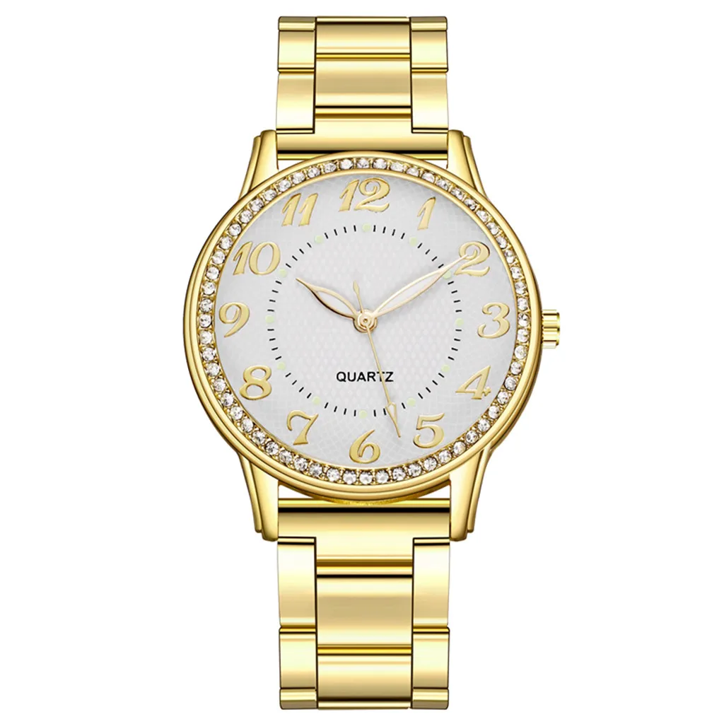 Luxury Watches Quartz Watch Stainless Steel Dial Bracele Watch Fashionable Simple Style Quartz Wristwatch Reloj Mujer Relogio