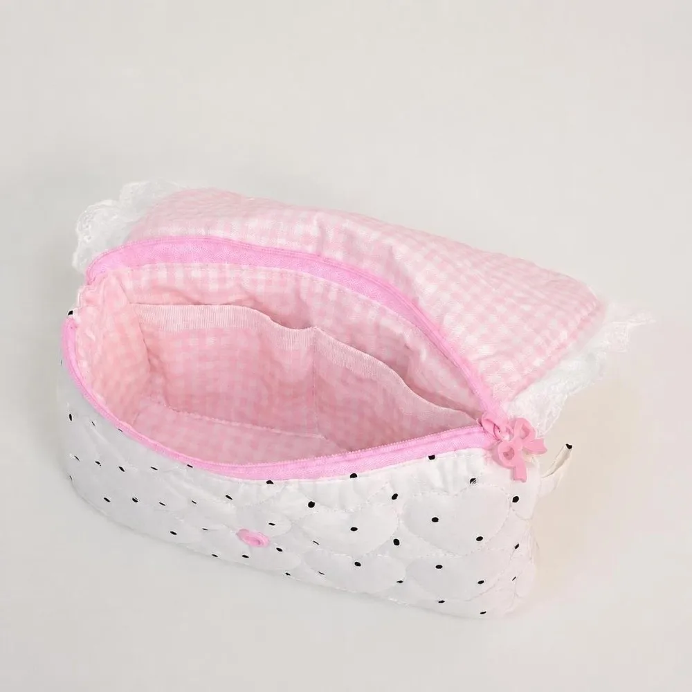 Durable Butterfly Rabbit Print Pencil Case Large Capacity Multifunctional Pencil Pouch Flap Button-down Pen Bag School Supplies