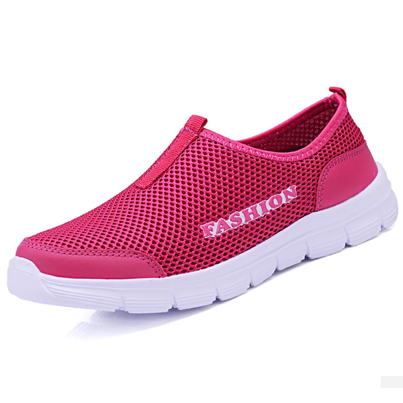 2022 New Fashion Women Shoes Breathable Mesh Sandals Shoes Lightweight Quick-drying Comfortable Women Slip-On Mules Flats