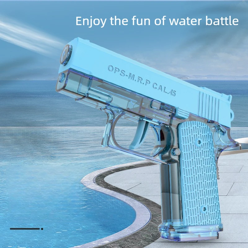 Water Guns Toy Summer Pool Party Beach Shooting Game Outdoor Toy Birthday Gift Water Sprayer Toy Transparent Water Pistol