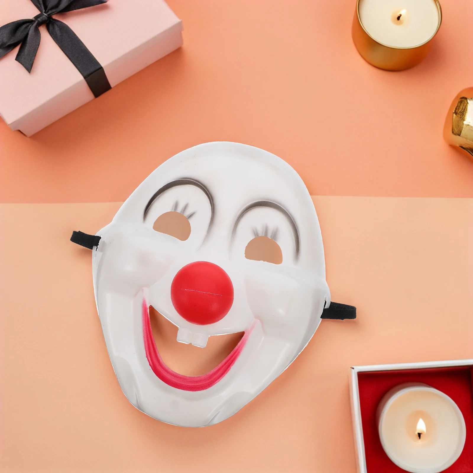 8 stuks feestmasker carnaval clown kostuum volledig gezicht PVC-maskers herbruikbaar lichtgewicht voor Mardi Gras Halloween maskerade