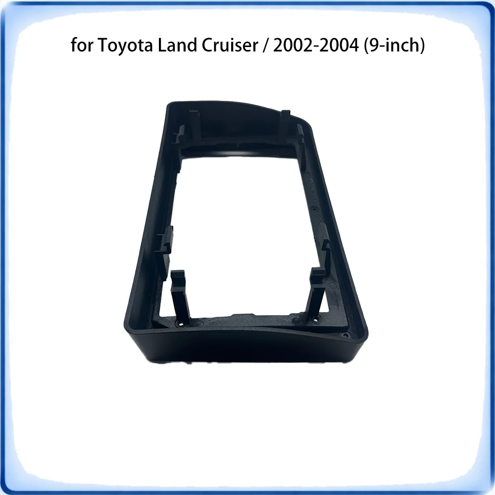 Car Radio Fascia Frame For Toyota Land Cruiser 2002-2004 9 inch Stereo Panel Wiring Harness Power Cable