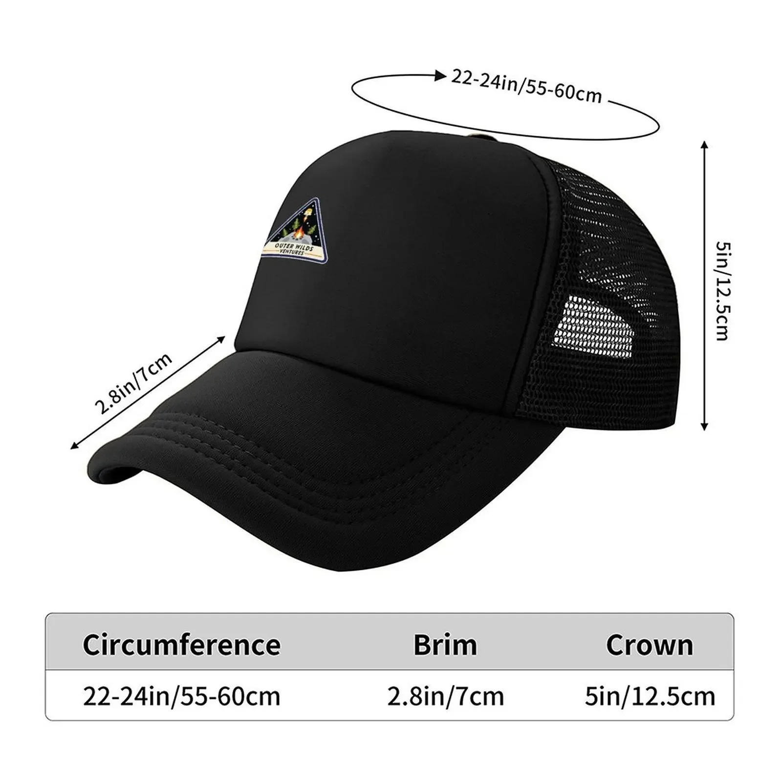 2026 Outer Wilds Ventures Logo Classic Baseball Cap Fashion Beach Golf Cap Golf Hat Man hard hat Man Women's