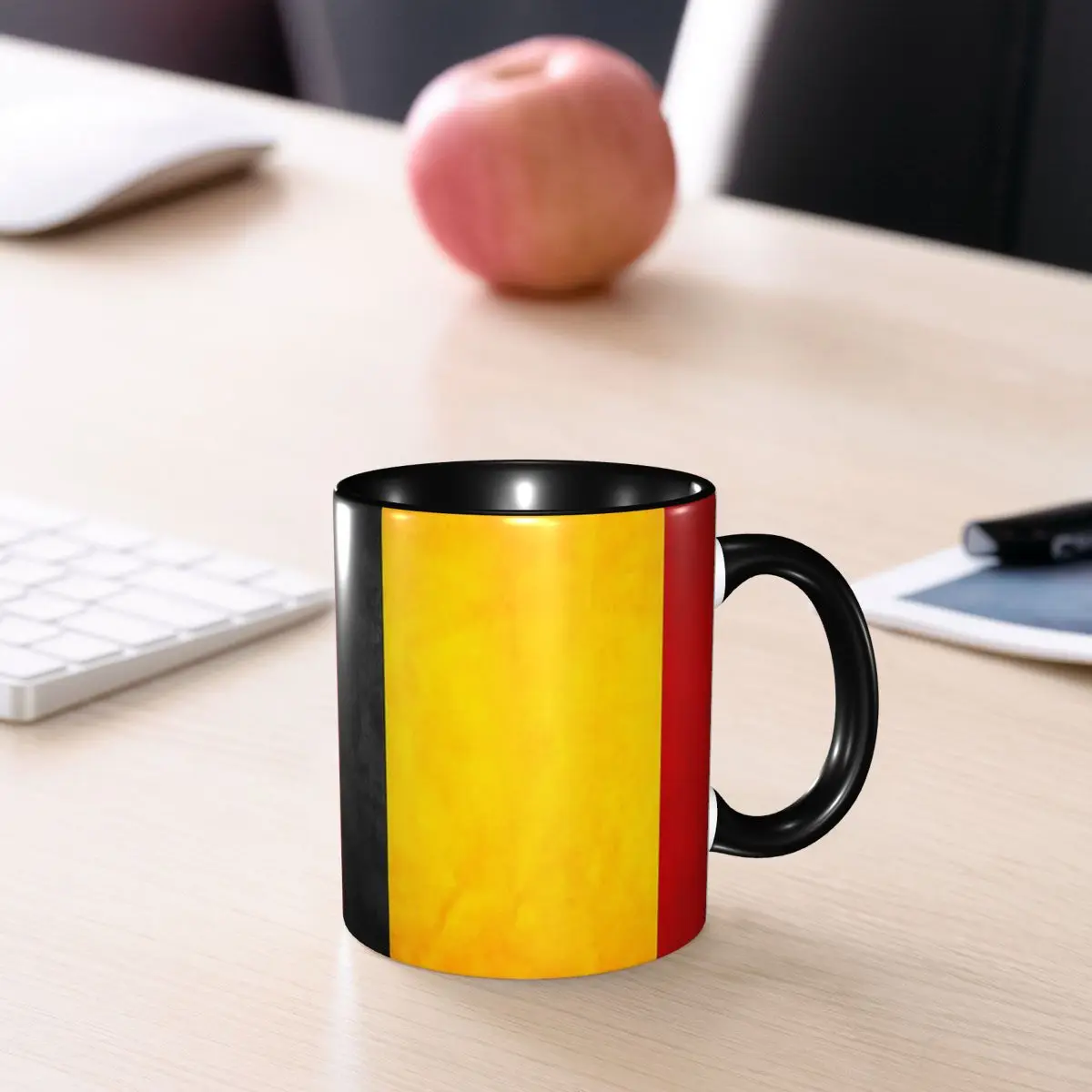 Belgium Belgian Flag National Flag Of Belgium Mug Funny Ceramic Coffee Cups Tea Mugs Milk Cup Drinkware Gift for Woman Man