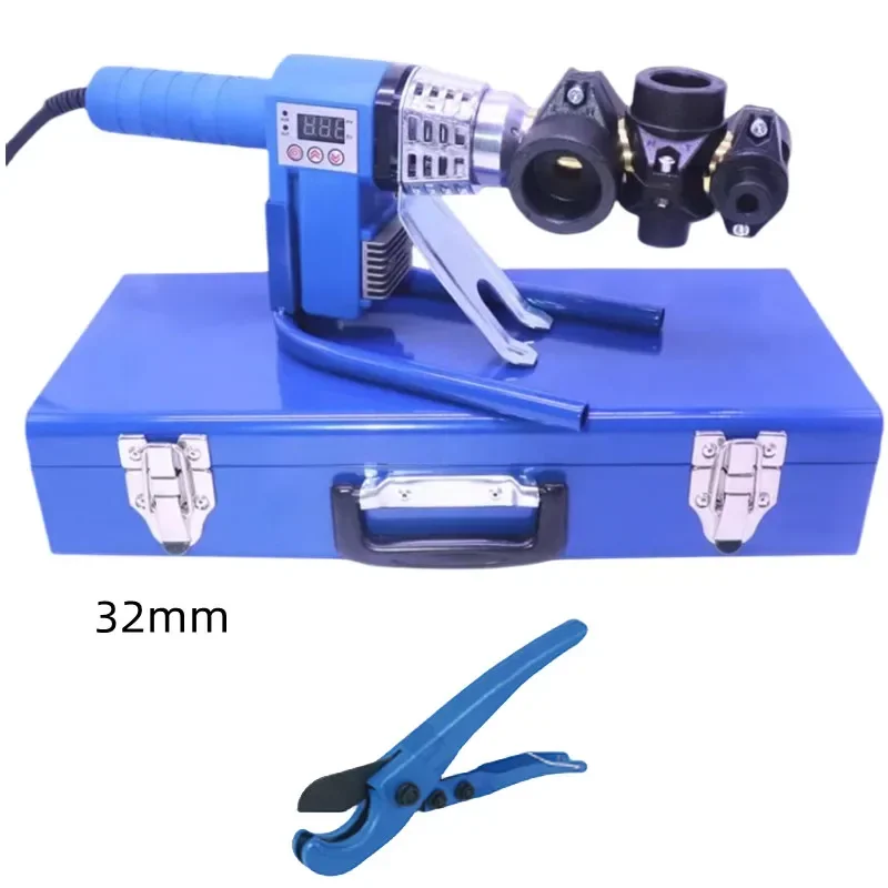 New Portable Round Rod Intelligent Digital Display Hot Meltn Copper Rod Ppr Ironing Machine Pe Plastic Welding Machine 360 Degr