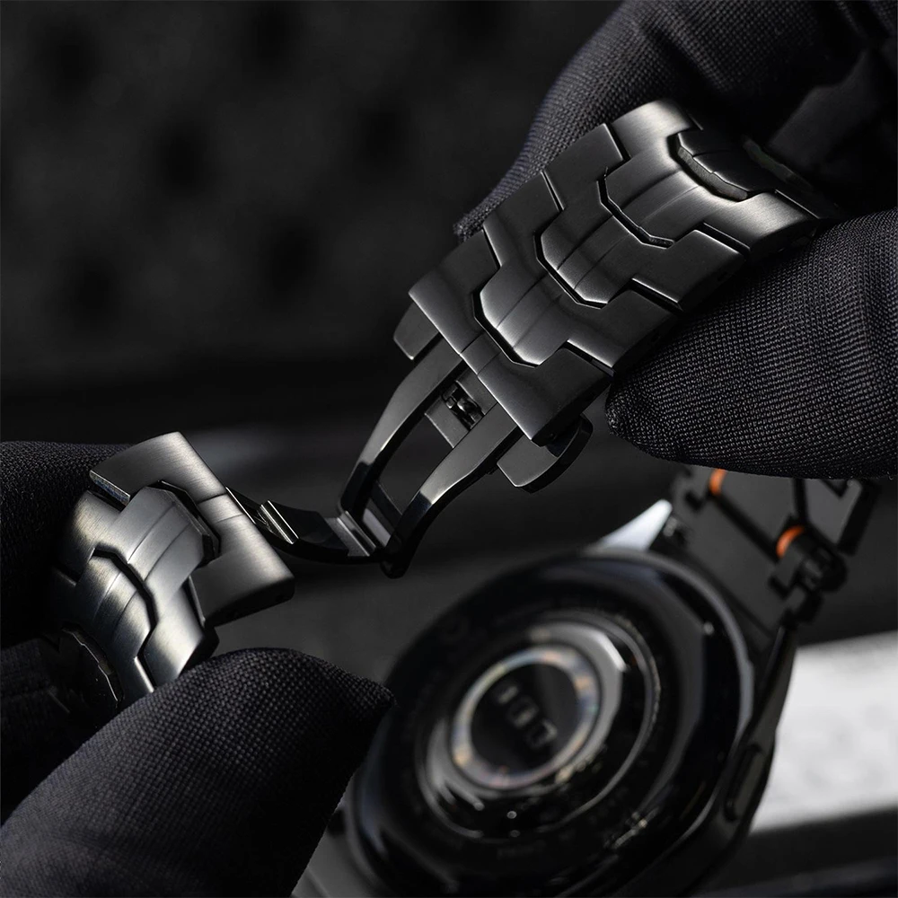 22 مللي متر 20 مللي متر الفرقة لساعة سامسونج جالاكسي 7 6 5 40 44 مللي متر الفاخرة الصلب حزام لهواوي ساعة GT5 46 مللي متر ساعة 4/3 برو في نهاية المطاف كوريا