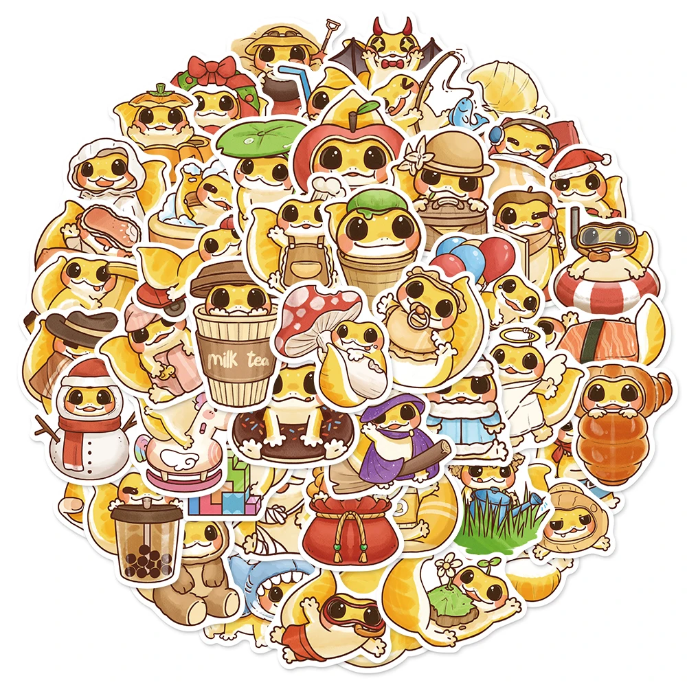 50 قطعة من ملصقات متعة لطيفة على قصر الحيوانات الأليفة للتسلق، مواد يدوية الصنع، جراب هاتف، ملصقات تزيين لزجاجة الأمتعة والكمبيوتر المحمول