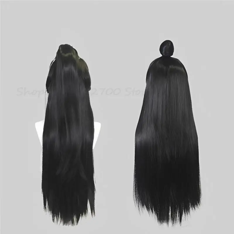 Anime Heaven OfficiaS1 Blessing Cosplay Perruque pour Homme, Xie Lian, Cheveux Noirs, Tian Guan Ci Fu, Hanfu, Accessoires d'Halloween