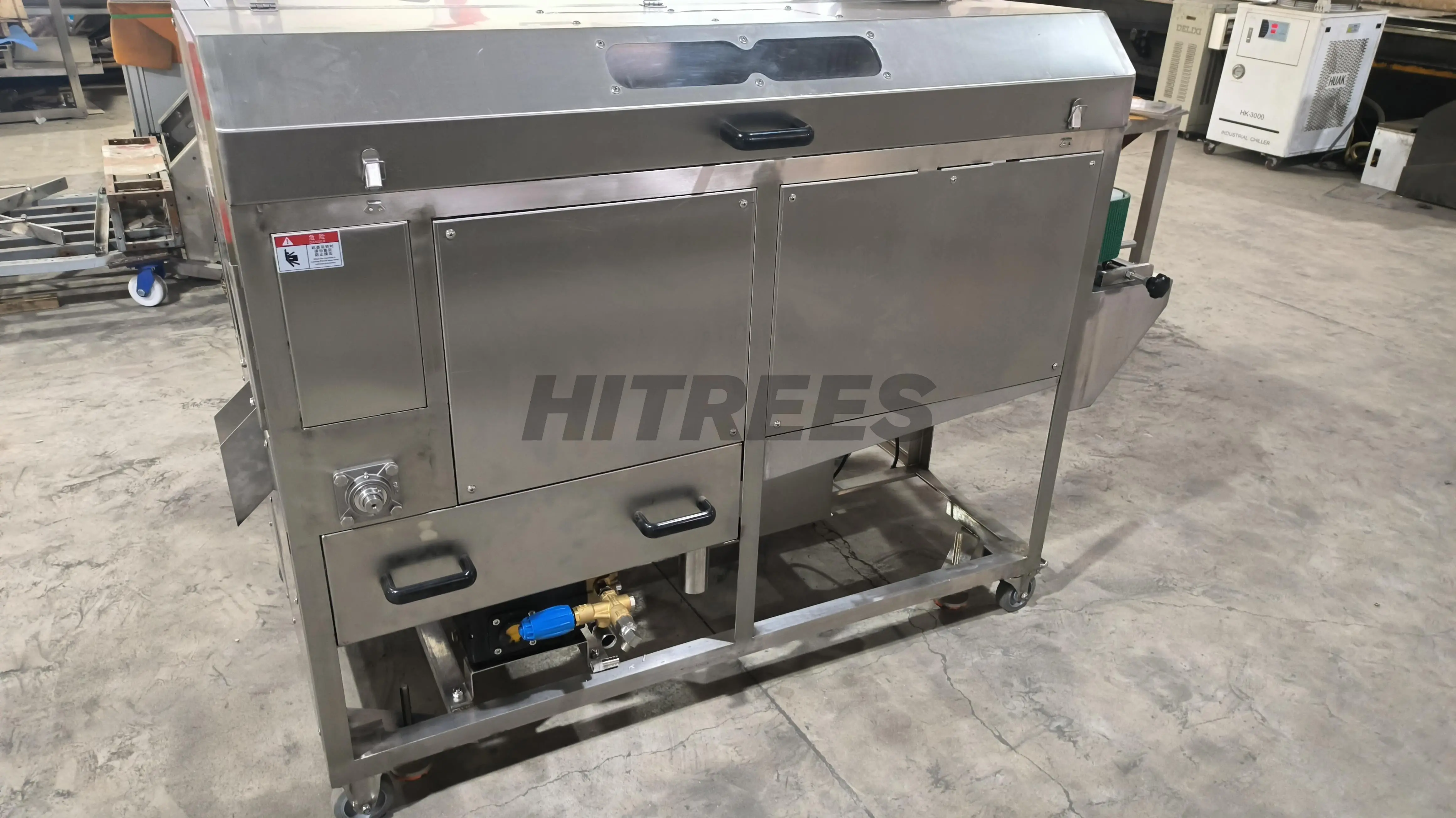 Continuous Fish Processing Machine - Integrated Belly Opening & Viscera Cleaning Equipment for Aquatic Industry