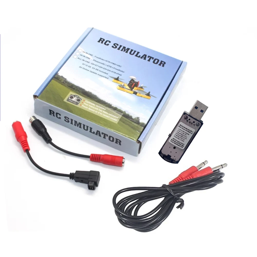 22-in-1 Wireless Simulator Dongle für Phoenix G5 G6 G7 RC Flight Sim für Hubschrauber Flugzeug Drohne Training – Detail 8