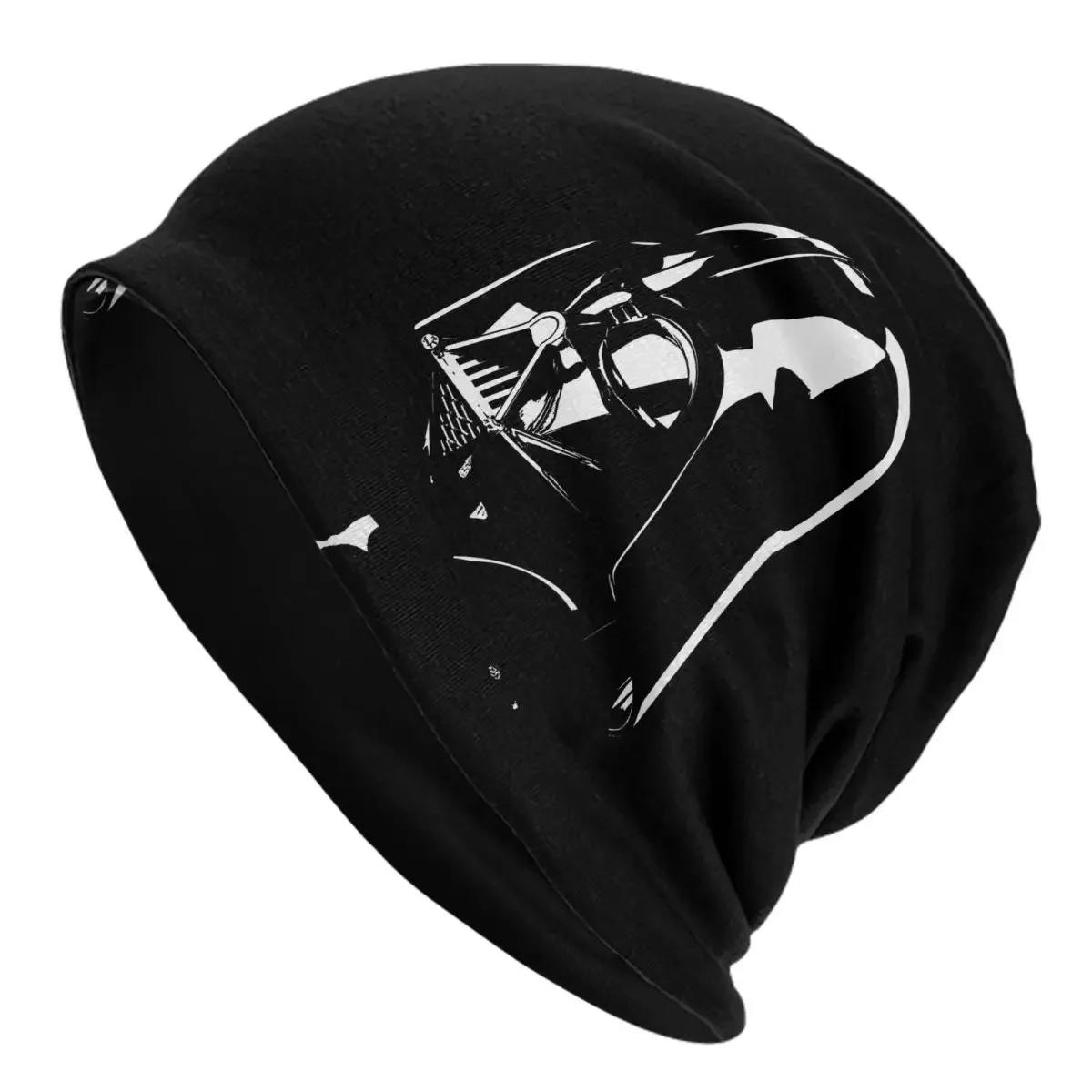 The Darth Face Warm Knitted Cap Hip Hop Bonnet Hat Autumn Winter Outdoor Beanies Hats for Unisex Adult